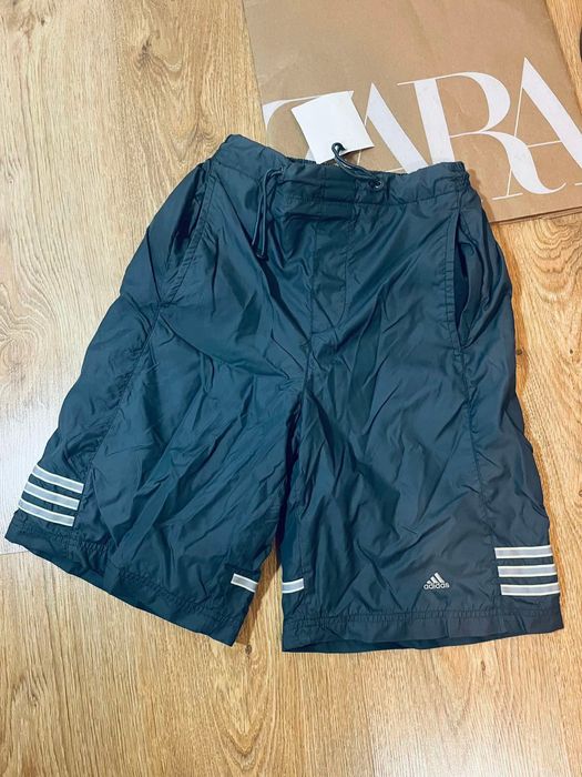 Spodenki adidas meskie S shorty szare sportowe