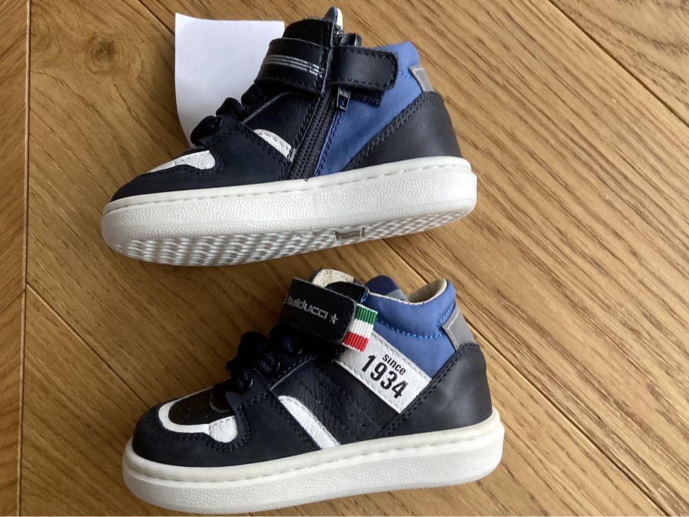 NOWE skórzane sneakersy Balducci r. 19