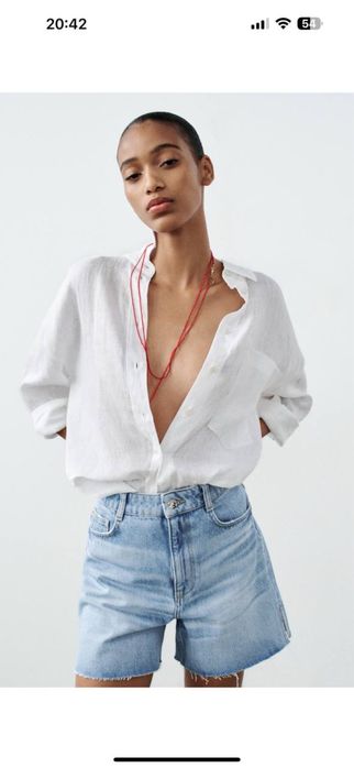 Шорти ZARA висока посадка