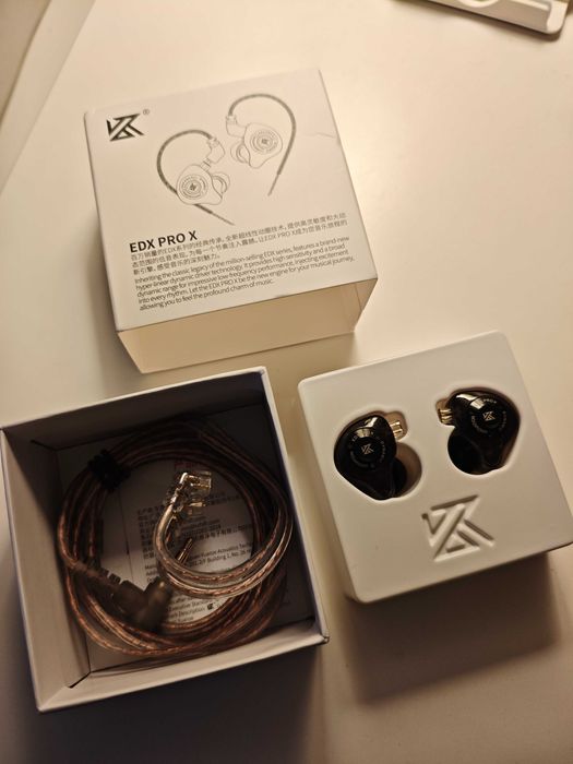 Auriculares para Gamers/Audiófilos, KZ EDX PRO X, AltaQualidade, Novos