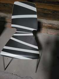 Krzesło designerskie czarno białe IKEA