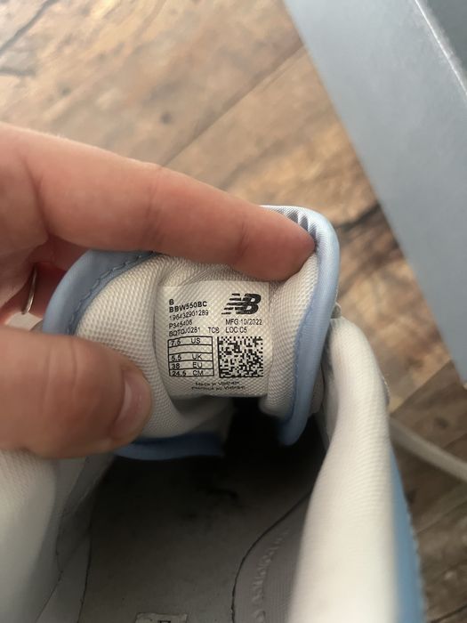 New balance 550 baby blue