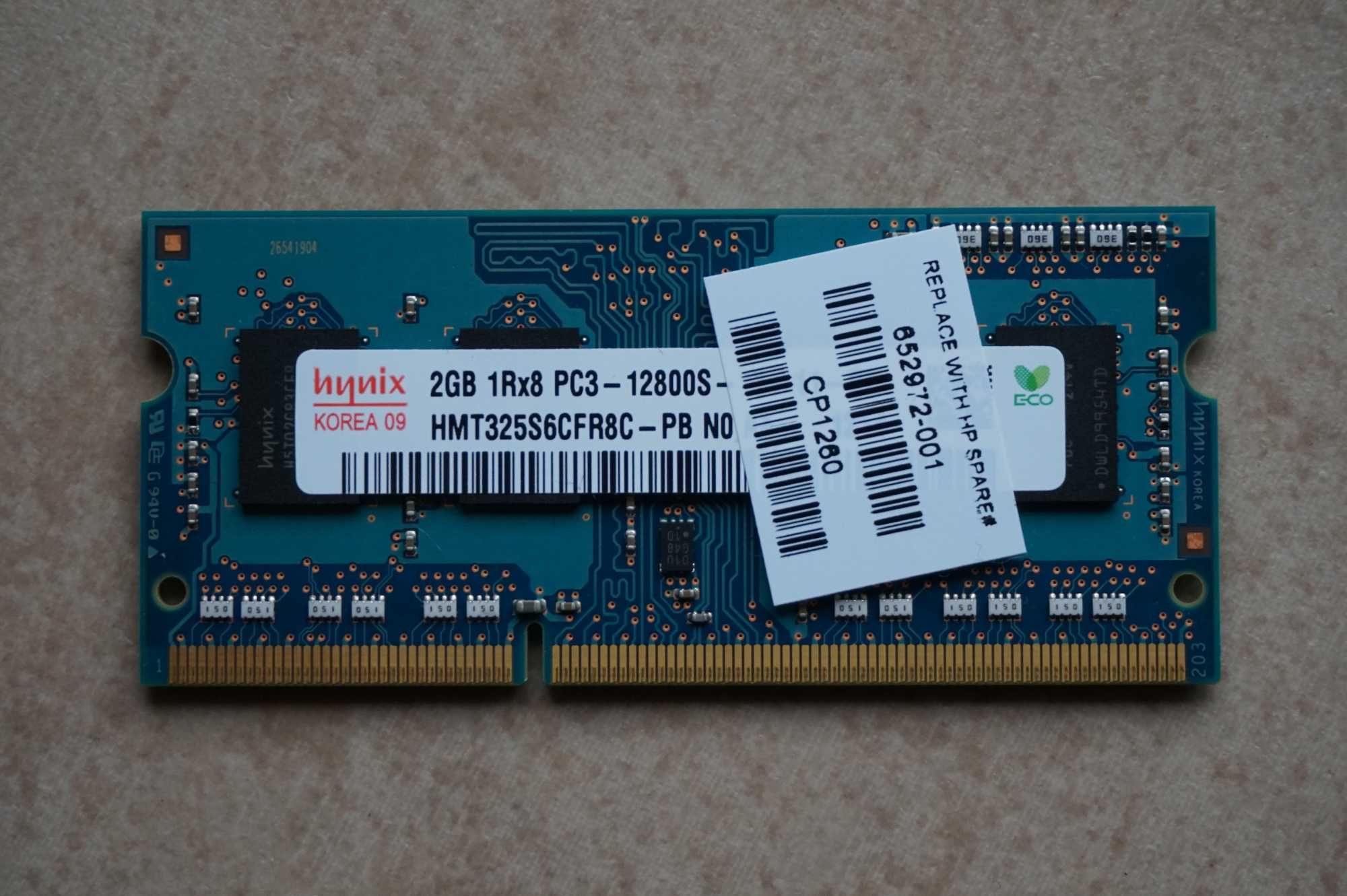Pamięć Ram ddr3 pc3 8szt x 2GB pc3 samsung hynix 1600 laptop 16gb 1333