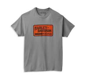 Koszulka Harley-Davidson Racing męska XL szary/pomarańczowy OEM.