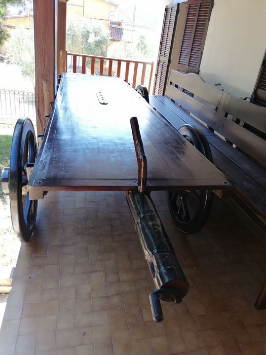 Carro de bois restaurado
