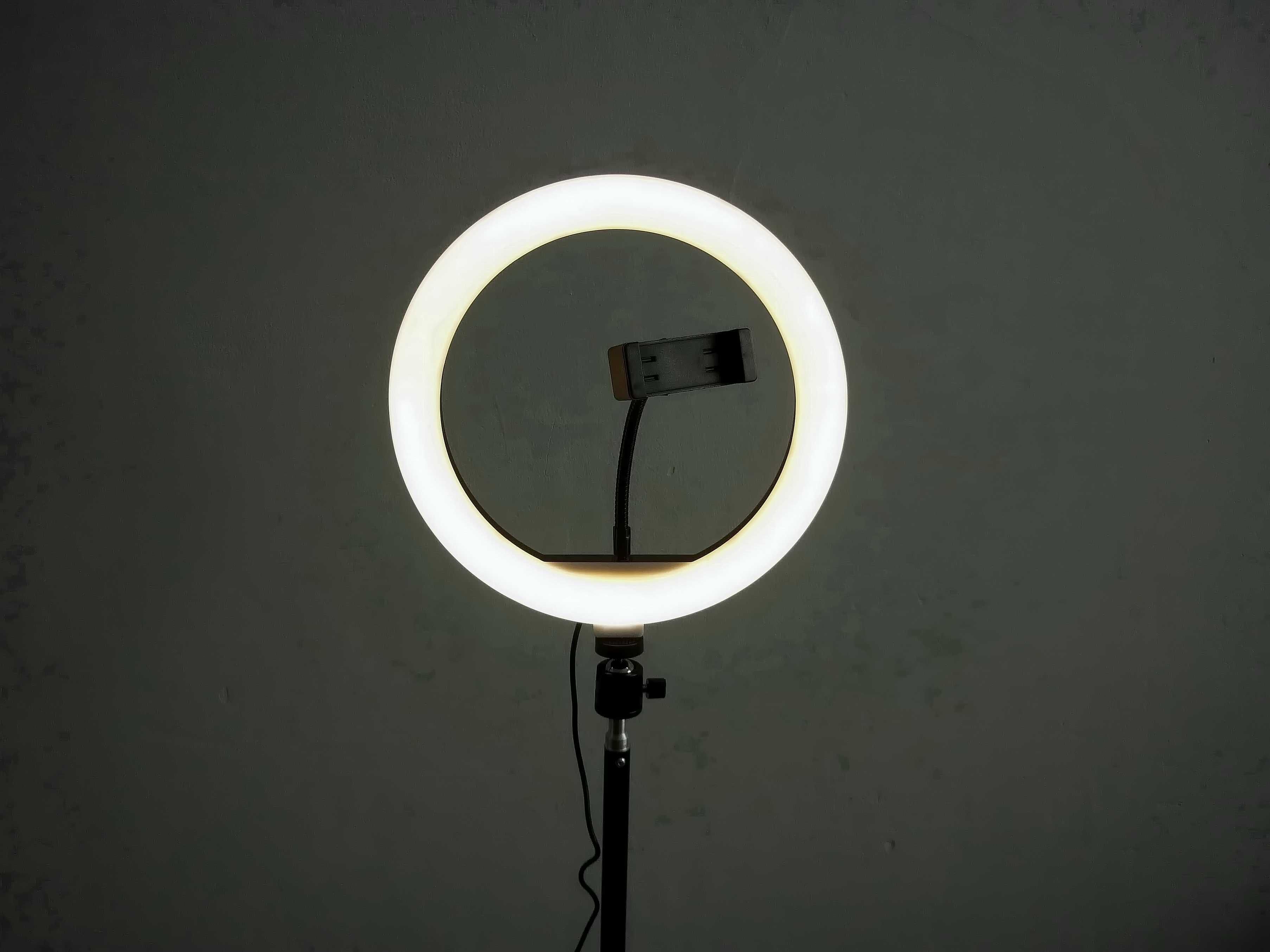 Кольцевая лампа 33см и штатив- набор для начинающего фотографа