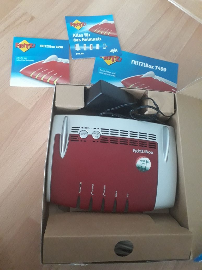 Router Fritz!Box 7490.w pudełku (kompletny).