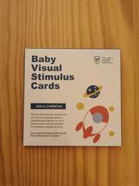 Cartões Estimulação Visual Para Bebés |Cartões Montessori (6-12 meses)