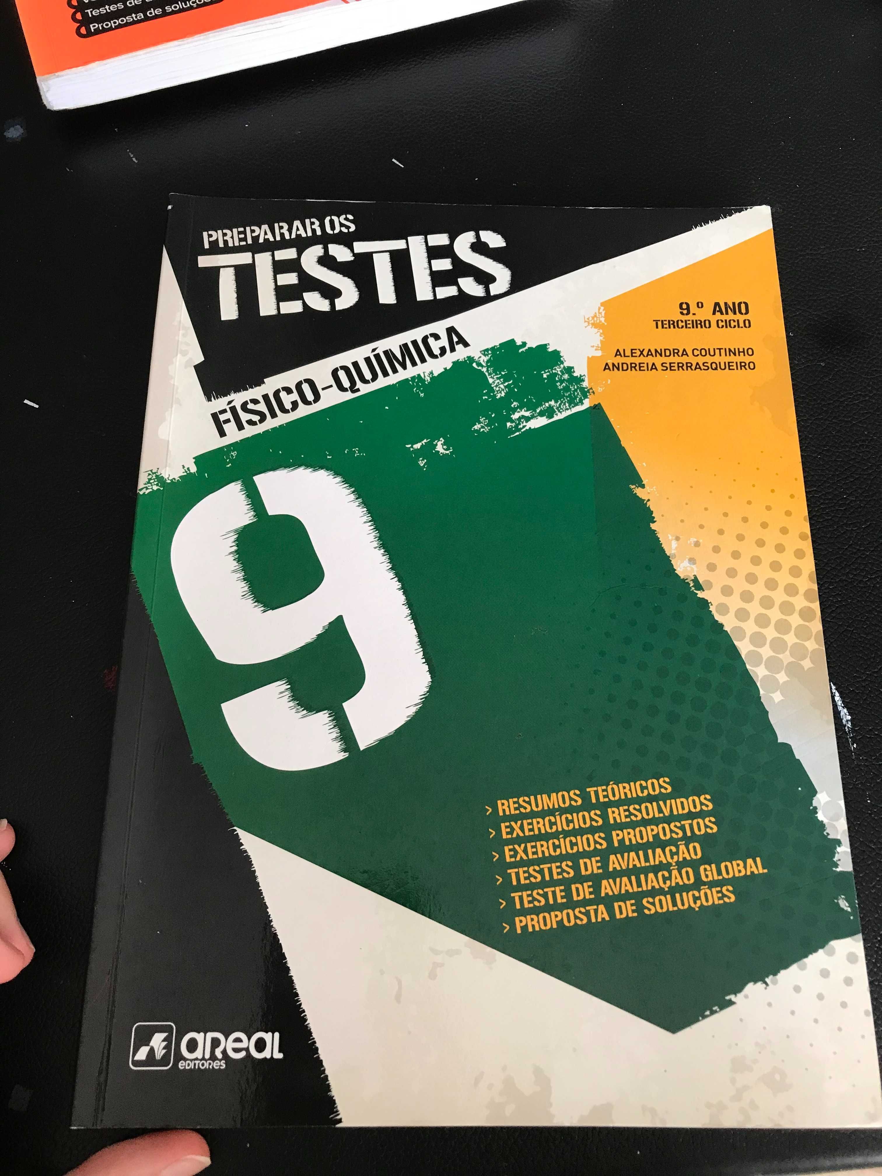 Livro de preparação para os testes Físico Química 9 ano