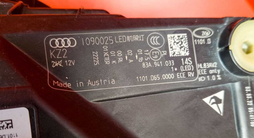 Фара ауді ауди audi q3 full led фул лед ку 3