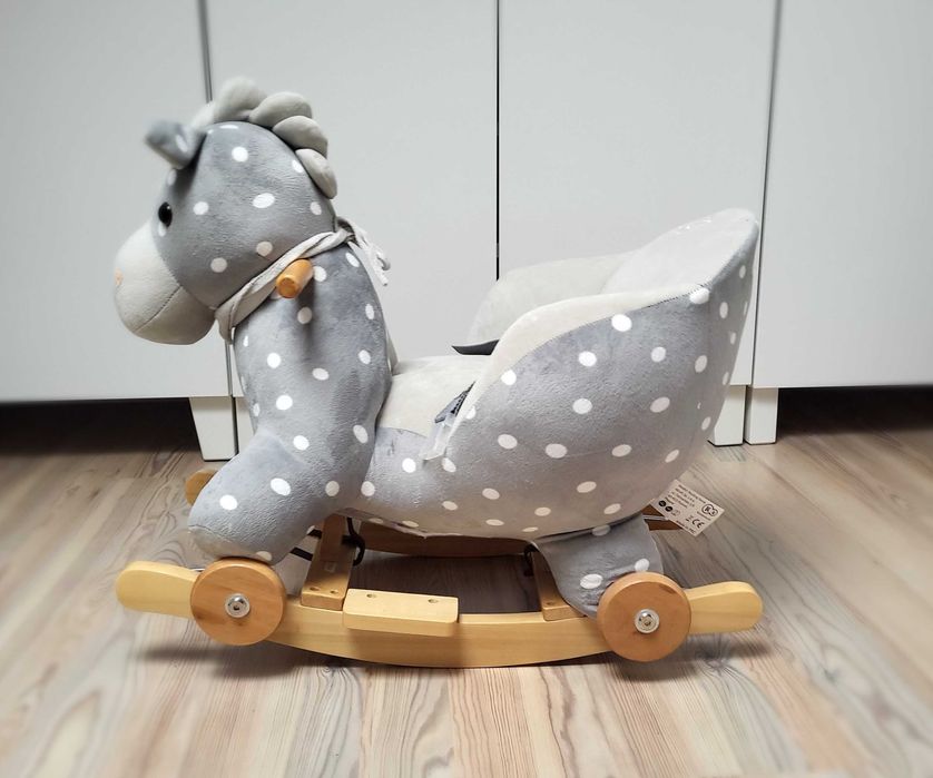 Koń na biegunach w wersji osiołka