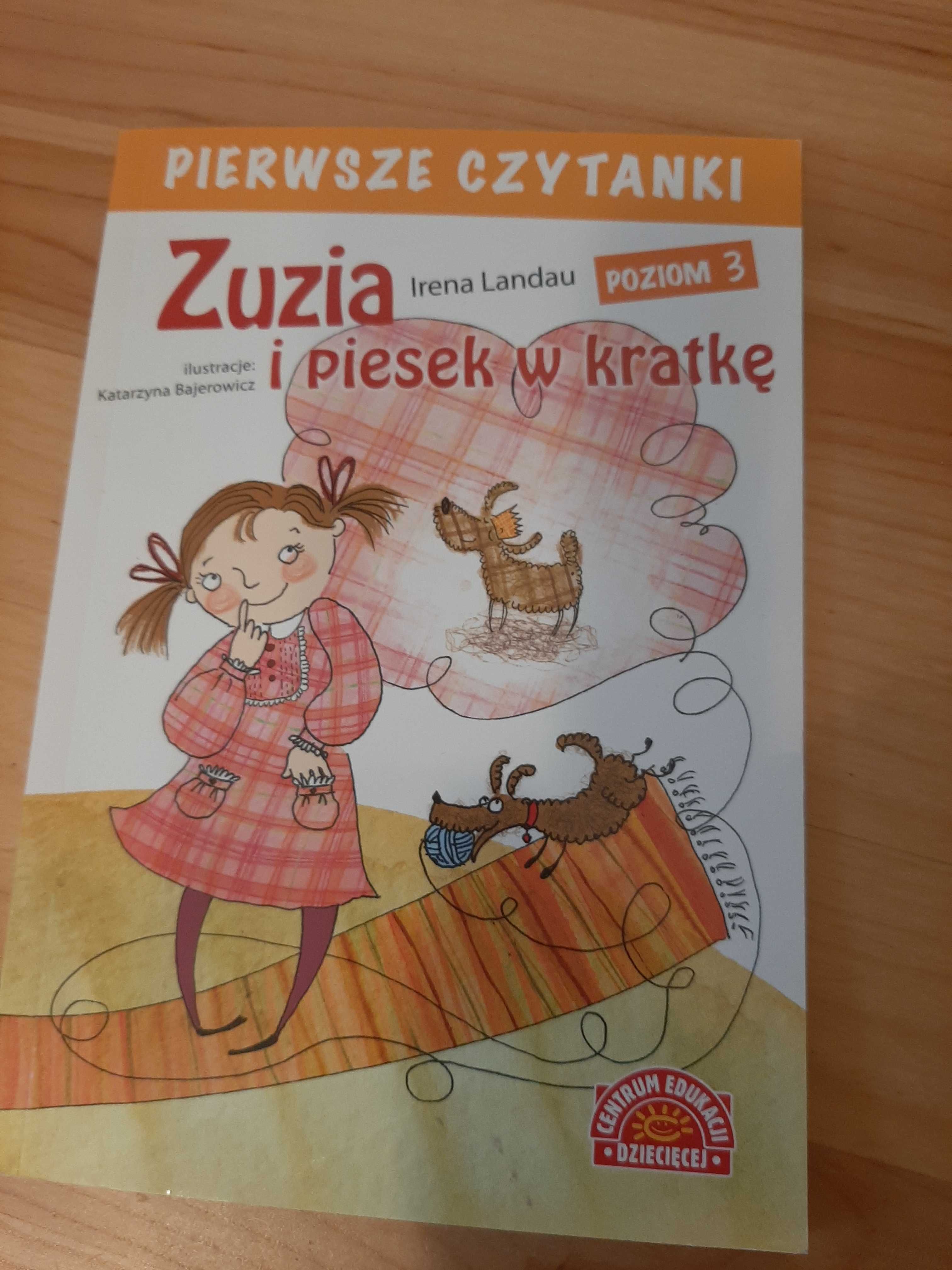 Zuzia i piesek w kratkę Pierwsze Czytanki 3