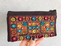 Boho torebka, kopertówka w stylu indyjskim, etniczna