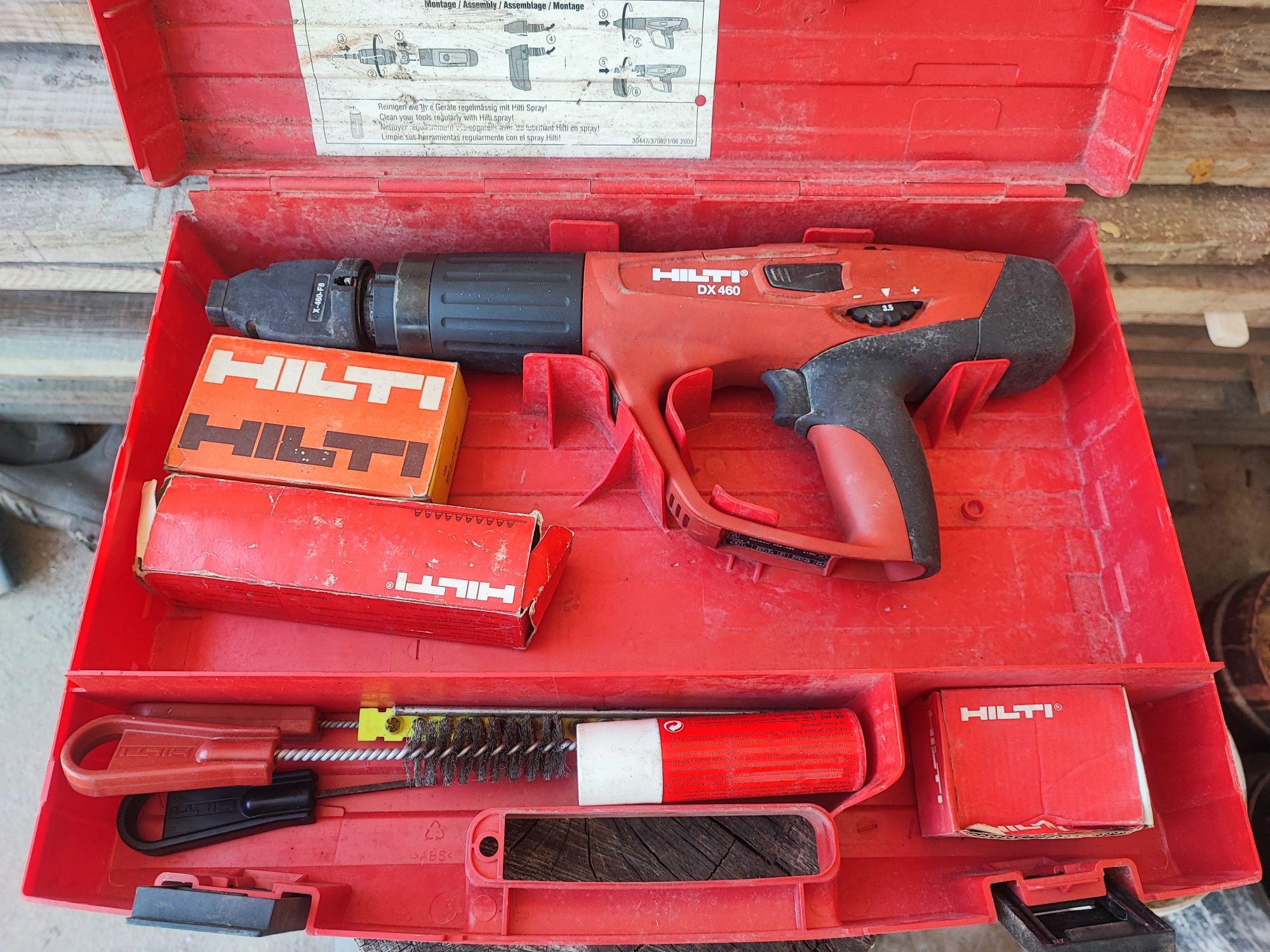 Hilti DX460 + Acessórios