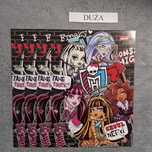 Duża karteczka do segregatora monster high