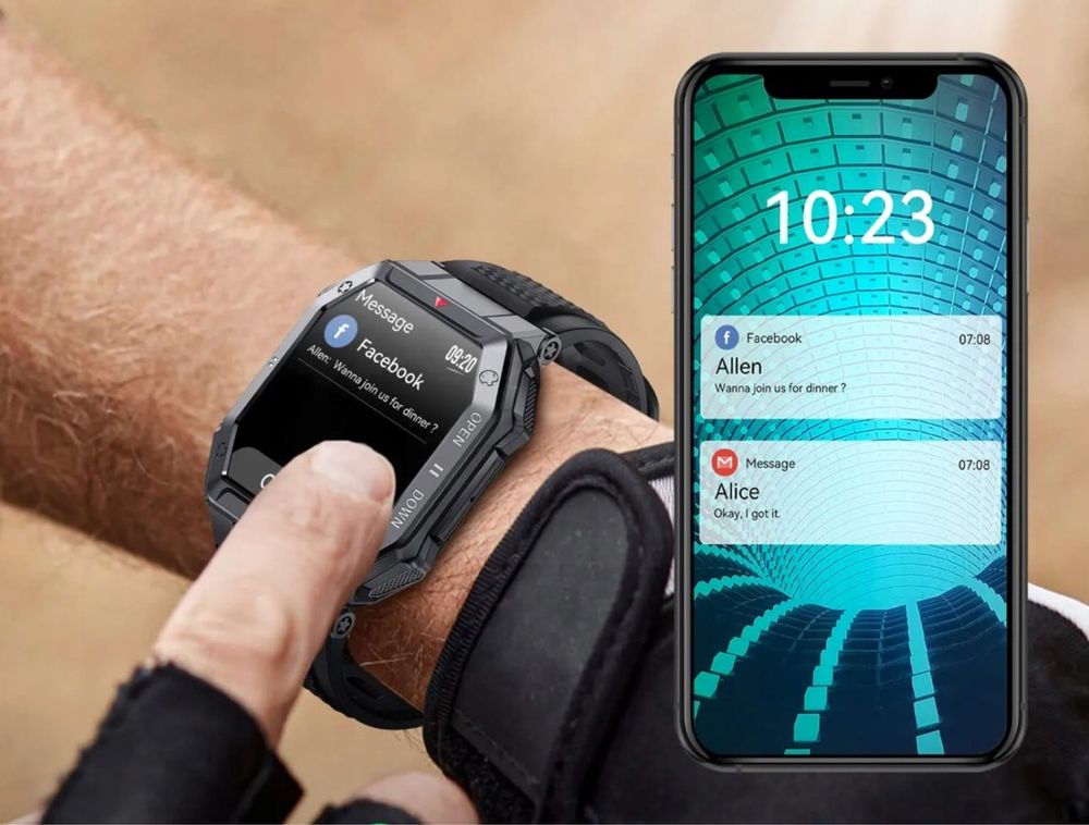 Suuper smartwatch wosjkowy hit