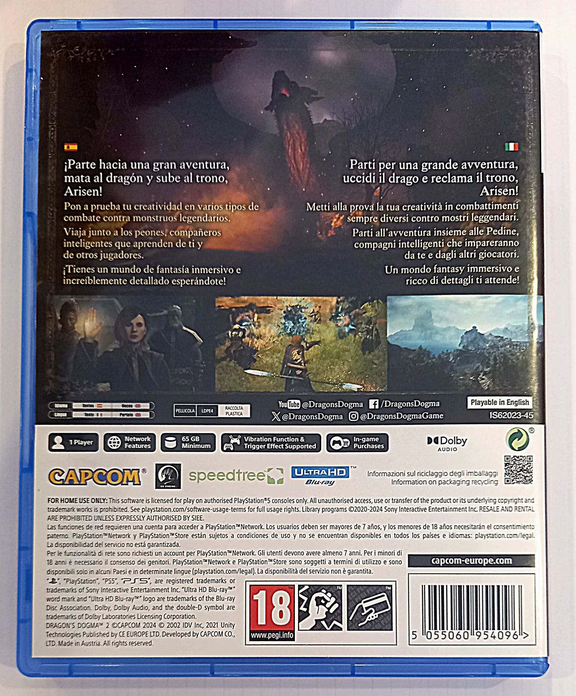 Dragons Dogma II 2 PS5 /Jak nowa! Sklep Chorzów Wolka