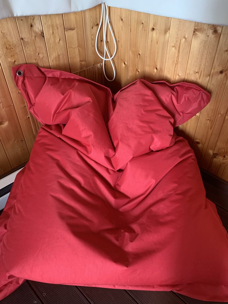 Bean bag red big