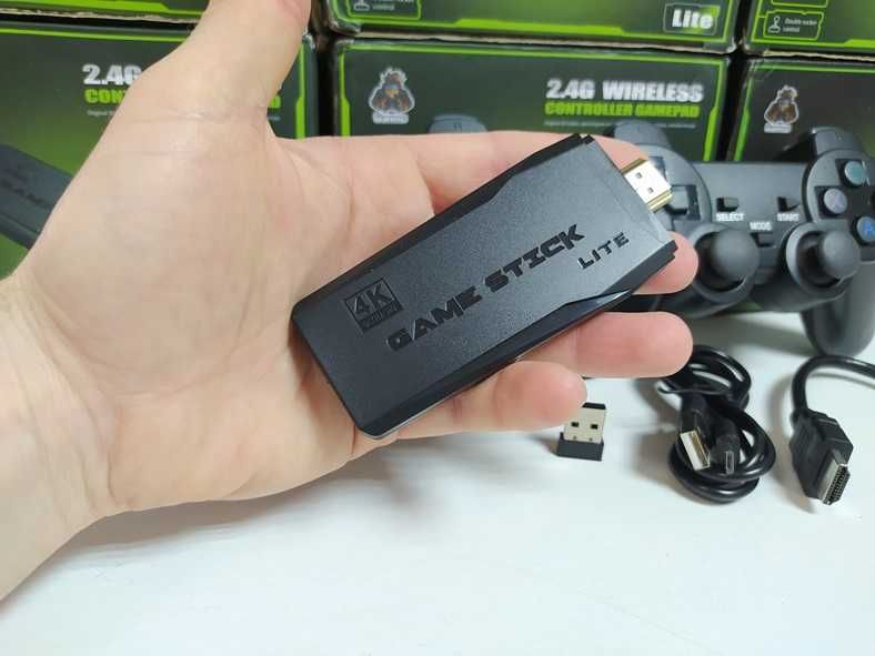 Ретро ігрова приставка Data Frog HDMI на 20000 ігор Денди Плейстейшн 1