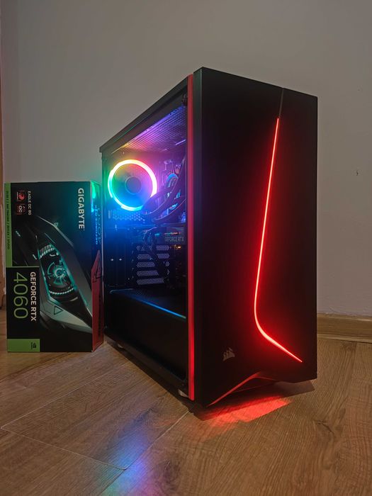 Rtx 4060 Komputer gamingowy do gier wydajny RGB , intel core