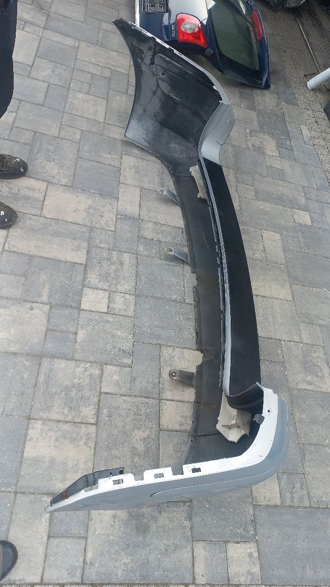 Peugeot 307 sw kombi zderzak tyl tylny srebrny ezrc
