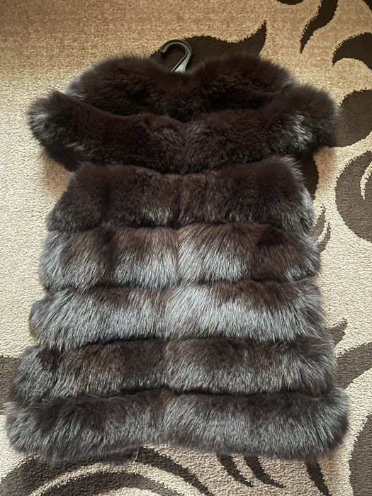 Женская меховая жилетка (песец)