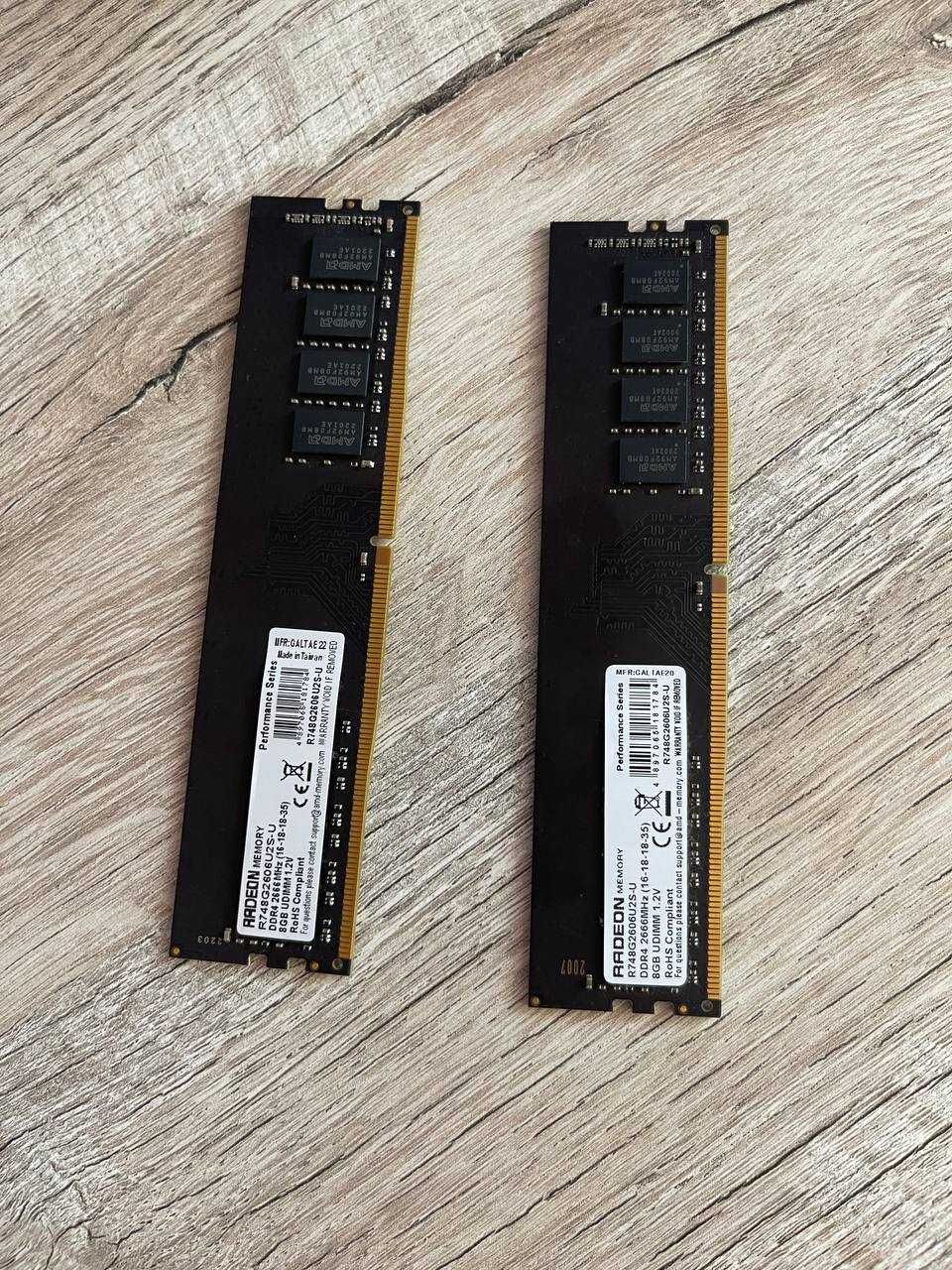 Оперативна пам'ять AMD DDR4-2666 8192MB PC4-21300 R7 PerformanceSeries
