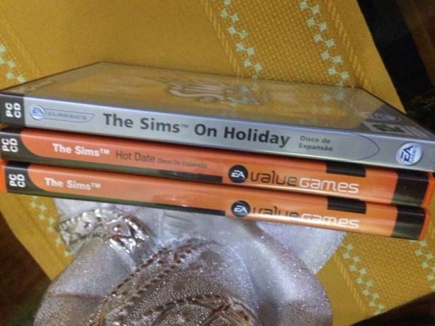 3 CD-Pc| The Sims * Expansao: Hot Date + On Holiday