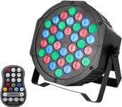 Oświetlenie sceniczne LED RGB 36, DMX 7CH Akumulator LED Par UK