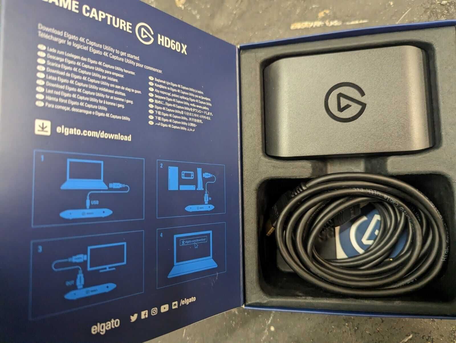 Устройство захвата видео Elgato HD60 X Game Capture 4K HDMI VRR на PS5