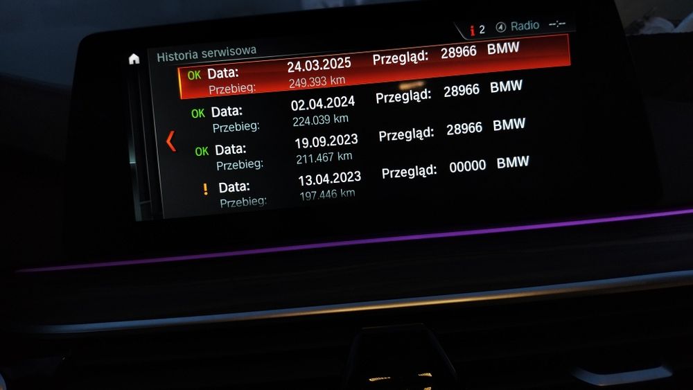 BMW 5 G30 530i M-PAKIET Dociagi HEAD UP RADAR Kamery 360 HARMAN Zareje