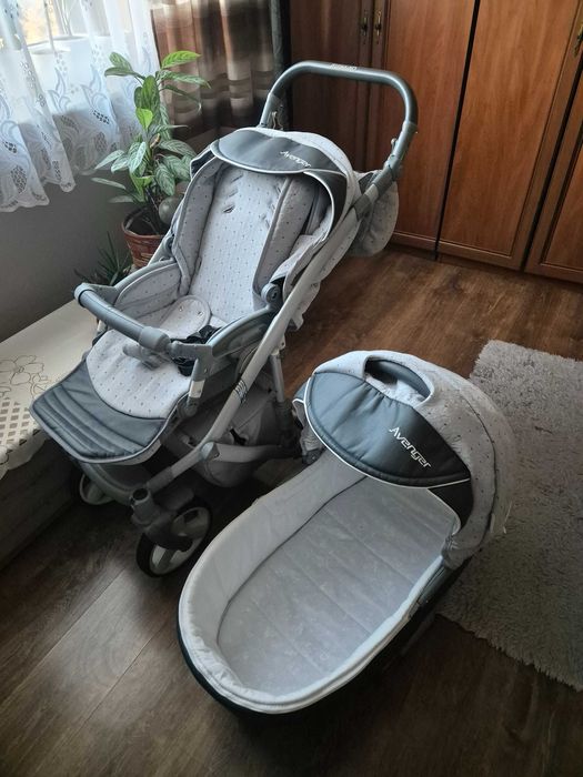 Wózek dziecięcy 3 w 1 camarelo avenger