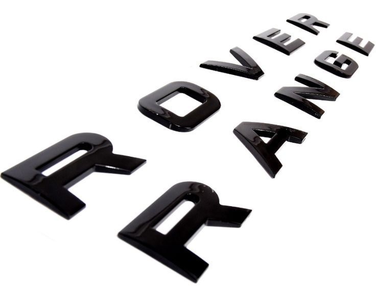 Z522 Letras Emblema Símbolo Range Rover Preto