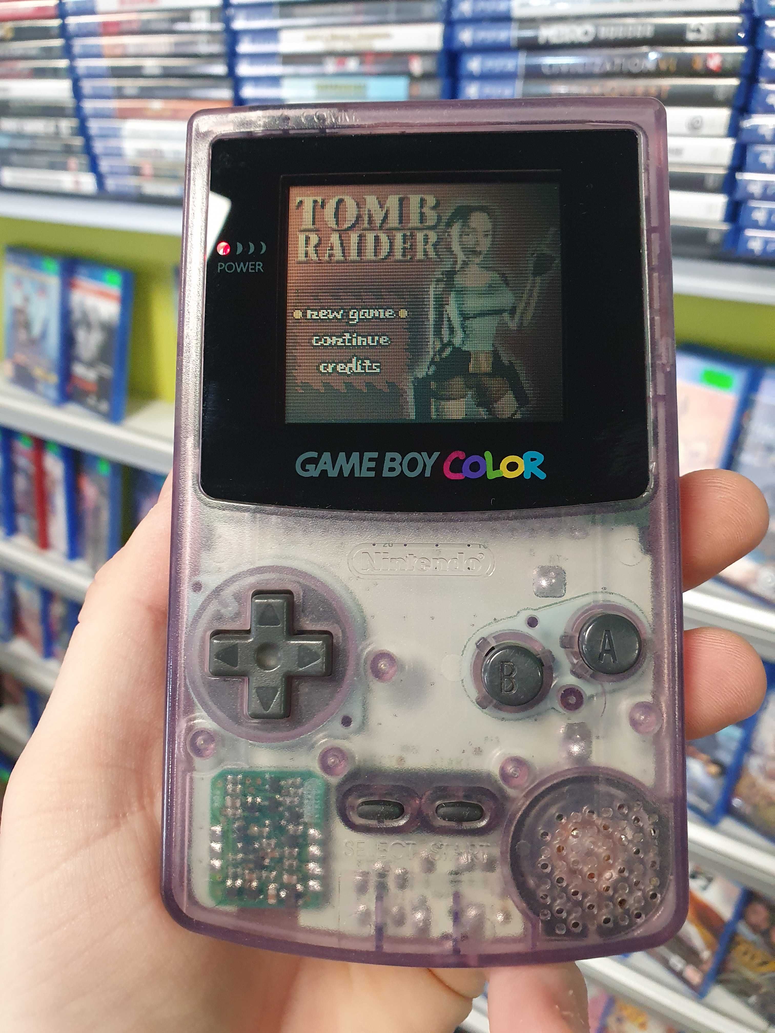 Gameboy Game Boy Color Atomic Purple Stan Kolekcjonerski ZAMIANA