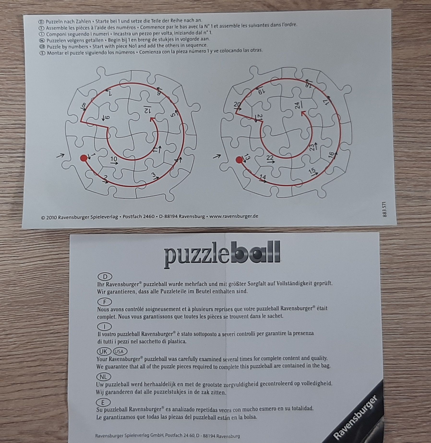 Puzzle 3D Puzzleball Ravensburger Puzzleball