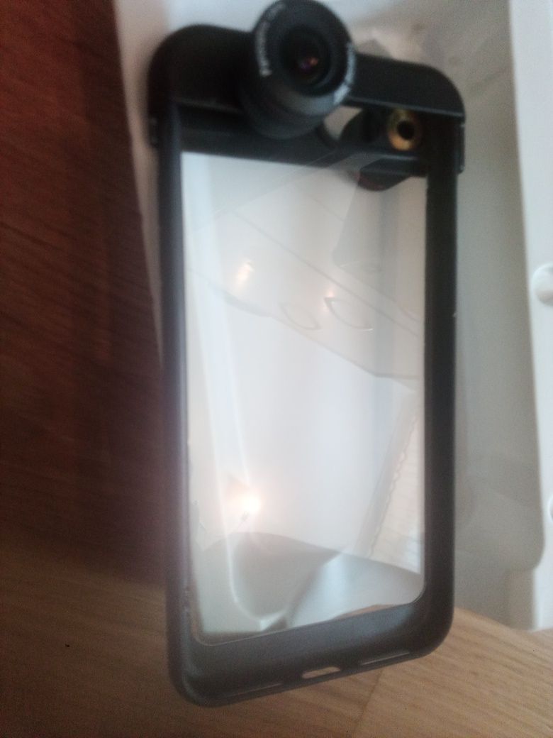 Obiektyw szerokokątny iphone 7 plus 8 plus z obudową 360 Polaroid NOWY