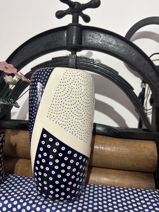 Wazon, gazur, ceramika bolesławiec