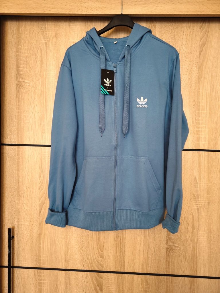 Bluza kaptur suwak kieszeń kangurka adidas