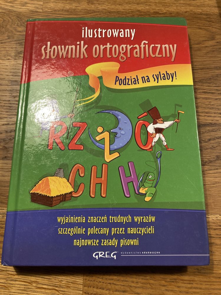 ilustrowany słownik ortograficzny, podział na sylaby