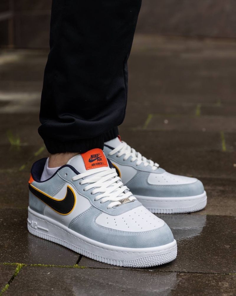Кросівки Nike Air Force White Orange Black