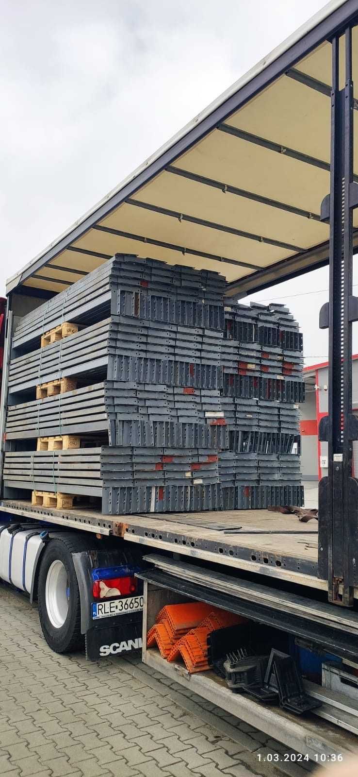 Regały magazynowe paletowe przemysłowe mocne dexion ramada H=300cm