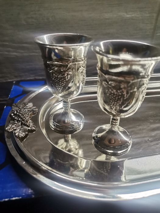 Набори чарок на підносі.Набор рюмок на подносе.Класика 6шт.
