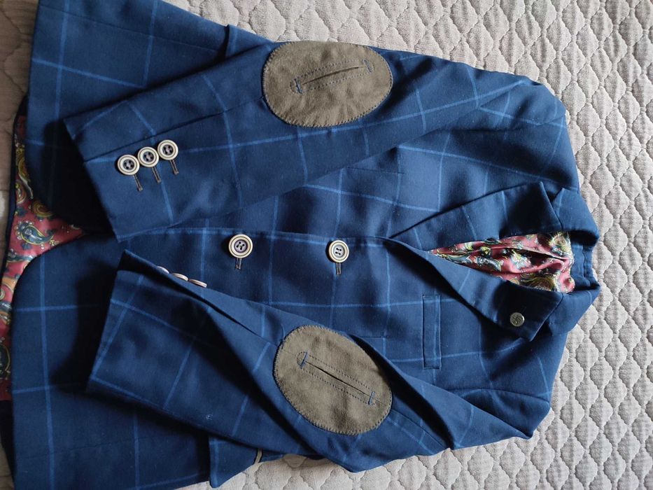 Піджак шкільний 122-128 р. синій
