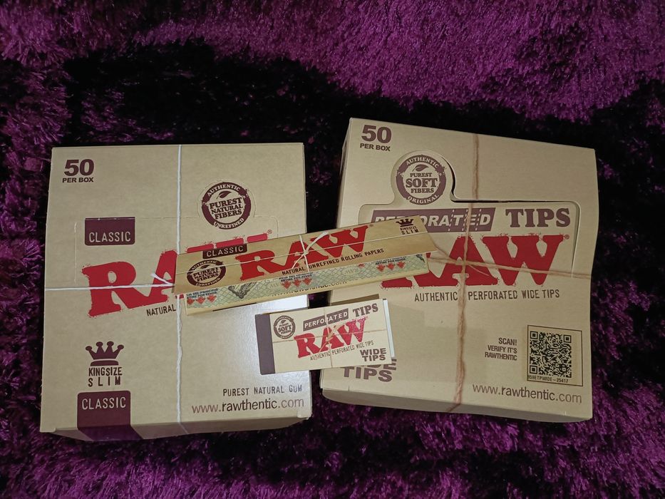 32 Mortalhas Raw Classic + 50 Filtros Raw