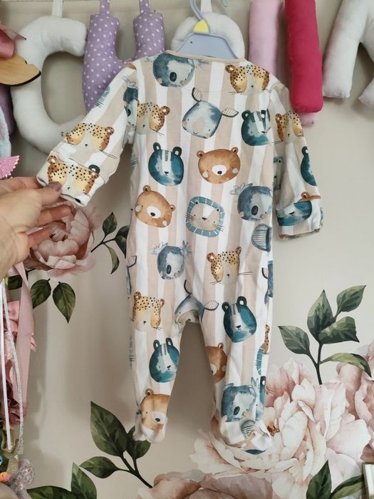 Zestaw pajacyków next 68 pajacyk rampers śpiochy