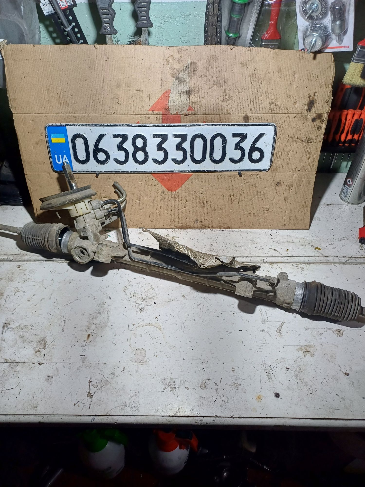 Dacia sandero Logan 08-11r гідравлічна рульова рейка