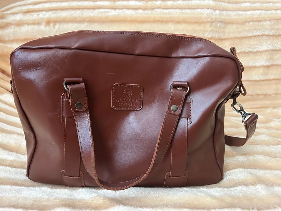 Мужская кожаная сумка Mastak Denver