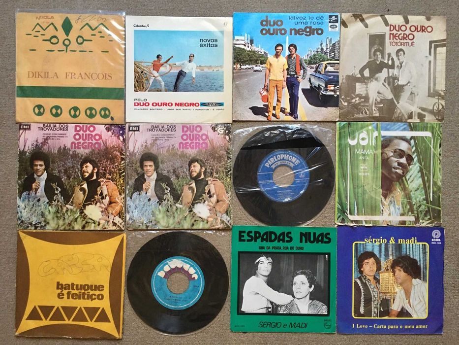 Discos de vinil singles - música portuguesa e africana