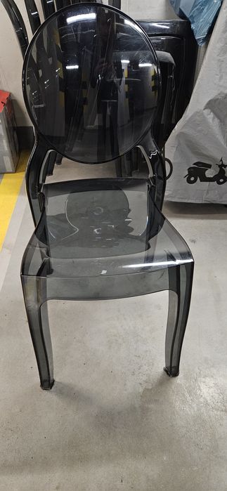 Krzesła plastikowe glamour 8 sztuk