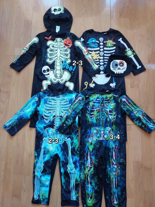 Костюм карнавальний скелет